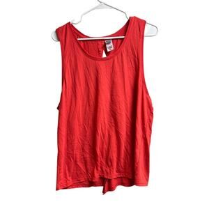 Victoria Sport Victoria's Secret Pink Coral Tank Keyhole Back Large